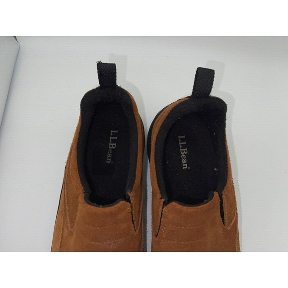 L.L. Bean Women's Comfort Moc Slip-On Burnt Orange Suede‎ Leather (Size 9) Brown - Picture 3 of 6